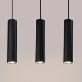 Черно висящо осветително тяло Gleam – Sollux