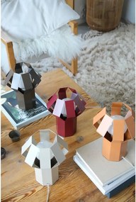 Бежова метална настолна лампа с метален абажур (височина 27 cm) Octa – Markslöjd