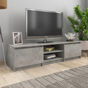 Sonata ТВ шкаф, бетонно сив, 140x40x35,5 см, ПДЧ