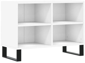 826972 vidaXL ТВ шкаф, бял, 69,5x30x50 см, инженерно дърво