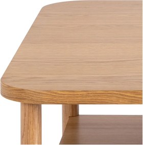 Масичка за кафе от дъб в естествен цвят 90x90 cm Banbury – Actona