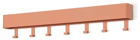 Метална стенна закачалка в цвят сьомга с рафт Dax Play - Spinder Design