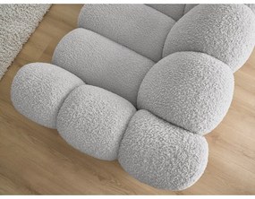 Светлосив диван от прежда с примки от букле 232 cm Hippolyte – Bobochic Paris