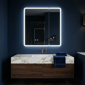 Шкаф с огледало и LED осветление M1011-60 60x70