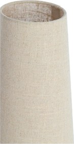 Бежова метална настолна лампа с текстилен абажур (височина 42 cm) Howie – Light &amp; Living