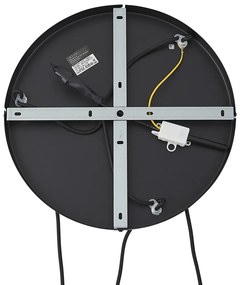 Висяща лампа черна с кехлибарено, димно и прозрачно стъкло 3 светлини - Елена