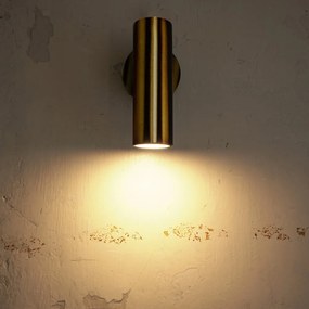 Стенна лампа в бронзов цвят, височина 17 cm Milan - SULION