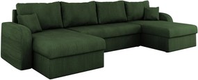 Ъглов диван Kris U-Prasino