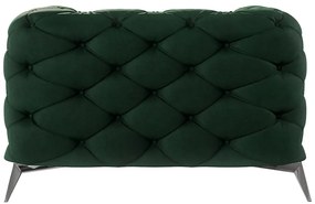 Тъмнозелено кадифено кресло Chelsea – Ropez