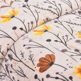 Единично спално бельо от микроплюш 140x200 cm Valentina – My House