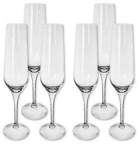 Чаши за шампанско в комплект от 6 чаши 195 ml Rebecca - Orion