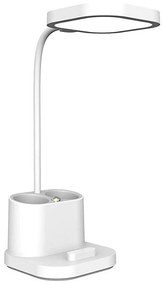 LED регулируема настолна лампа с държач и powerbank 5W/5V 2400mAh