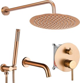 ДУШ СИСТЕМА за вграждане Rea Lungo Copper Brush + BOX