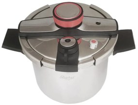 Тенджера под налягане ZEPHYR ZP 1311 G7S, 7 литра, 22х20 см, Съд за готвене на пара, Индукция, Инокс