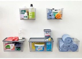 Кутия за съхранение на закрито с капак от рециклирана пластмаса iD Wallspace - iDesign