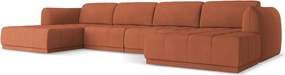 Оранжев ъглов диван Hoku – Makamii