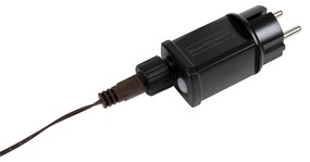 Коледна подова лампа кафяво дърво 180 см вкл. LED с таймер IP44 - Ki