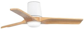 FARO 33836WT-1TW-LED Димируем вентилатор HEYWOODTUBS 10W/230V бор/бял Ø 90 см WT + д.у.