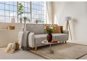 Оранжев велурен разтегателен диван 218 cm Tori - Bonami Selection