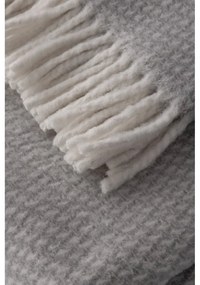 Светлосиво каре със съдържание на памук , 140 x 180 cm Ruby - Euromant