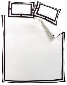 Черно-бял единично спално бельо 135x200 cm Mono Panel – Catherine Lansfield