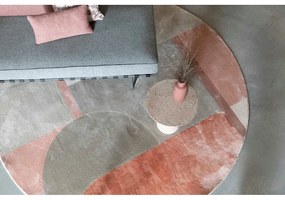 Розово-сив килим , ø 240 cm Hilton - Zuiver
