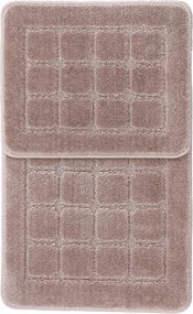 Кафяви килими за баня в комплект 2 бр. 50x80 cm Kareli – Foutastic