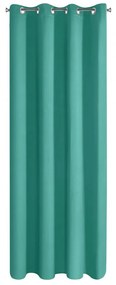 Тюркоазено зелени едноцветни завеси за кръгове 140x250 cm