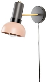 Сиво-розова стенна лампа Charlie - Zuiver