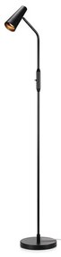 Черна подова лампа , височина 145 cm Crest - Markslöjd