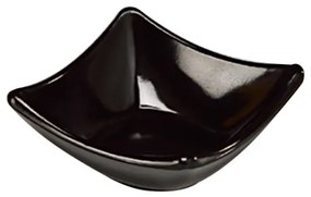 Alkan - Меламинова купичка квадратна черна 8,5x8,5x3,5см (K-4511)