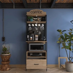 Многофункционален шкаф JE154, цвят Орех