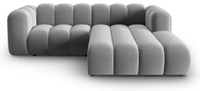 Светлосив ъглов диван (десен ъгъл) Lupine – Micadoni Home