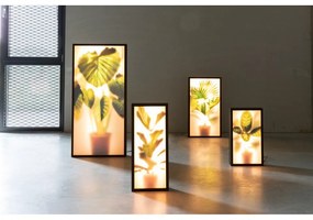 Черна подова лампа Grow - Zuiver