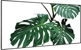Klarstein Wonderwall Air Art Smart, инфрачервен отоплител, зелено листо, 120 х 60 см, 700 W