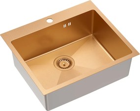 Стоманена мивка RUSSEL 110 Copper