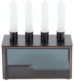 Стъклен свещник Boxed Rectangle - PT LIVING