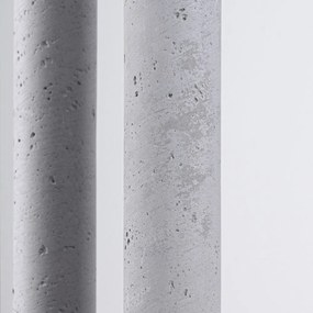 Сиво бетонно висящо осветително тяло ø 25 cm Fideus – Sollux