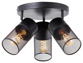 Brilliant - Точково осветително тяло KAMOLO 3xE27/40W/230V черно