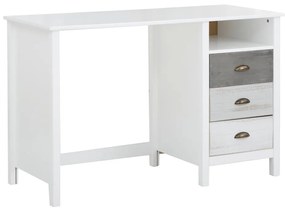 Работна маса в бяло и сиво Salva - Støraa