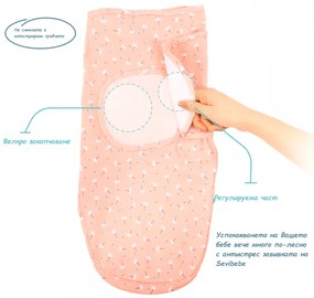 Sevi Baby Антистрес завивка за новородено - цветя