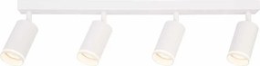 Линеен спот за таван KING, бял, 4хGU10
