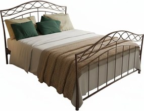 Легло Dalida-90x200-Brown Σφυρίλατο-Με ποδαρικό