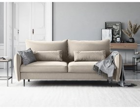 Бежов разтегателен диван с място за съхранение Vermont - Cosmopolitan Design