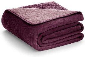 Тъмнорозово капитонирано покривало за легло 220x240 cm Laila – AmeliaHome