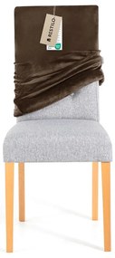 Кафяво ластично покривало за стол 48 cm Sento – Restilo