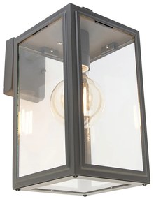 Интелигентна външна стенна лампа сива с WiFi G95 - Sutton down