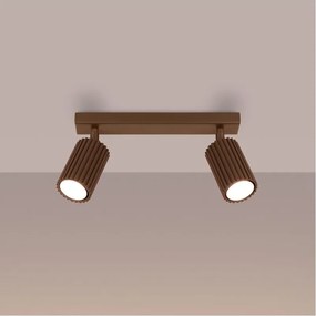 Brilagi - LED точково осветително тяло CRESTO 2xGU10/10W/230V, кафяво