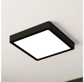 Eglo 900587 - димируемо LED таванно осветително тяло FUEVA LED/17W/230V черно