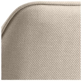 Бежови тапицирани трапезни столове в комплект с подлакътници 2 бр. Glenda – Actona